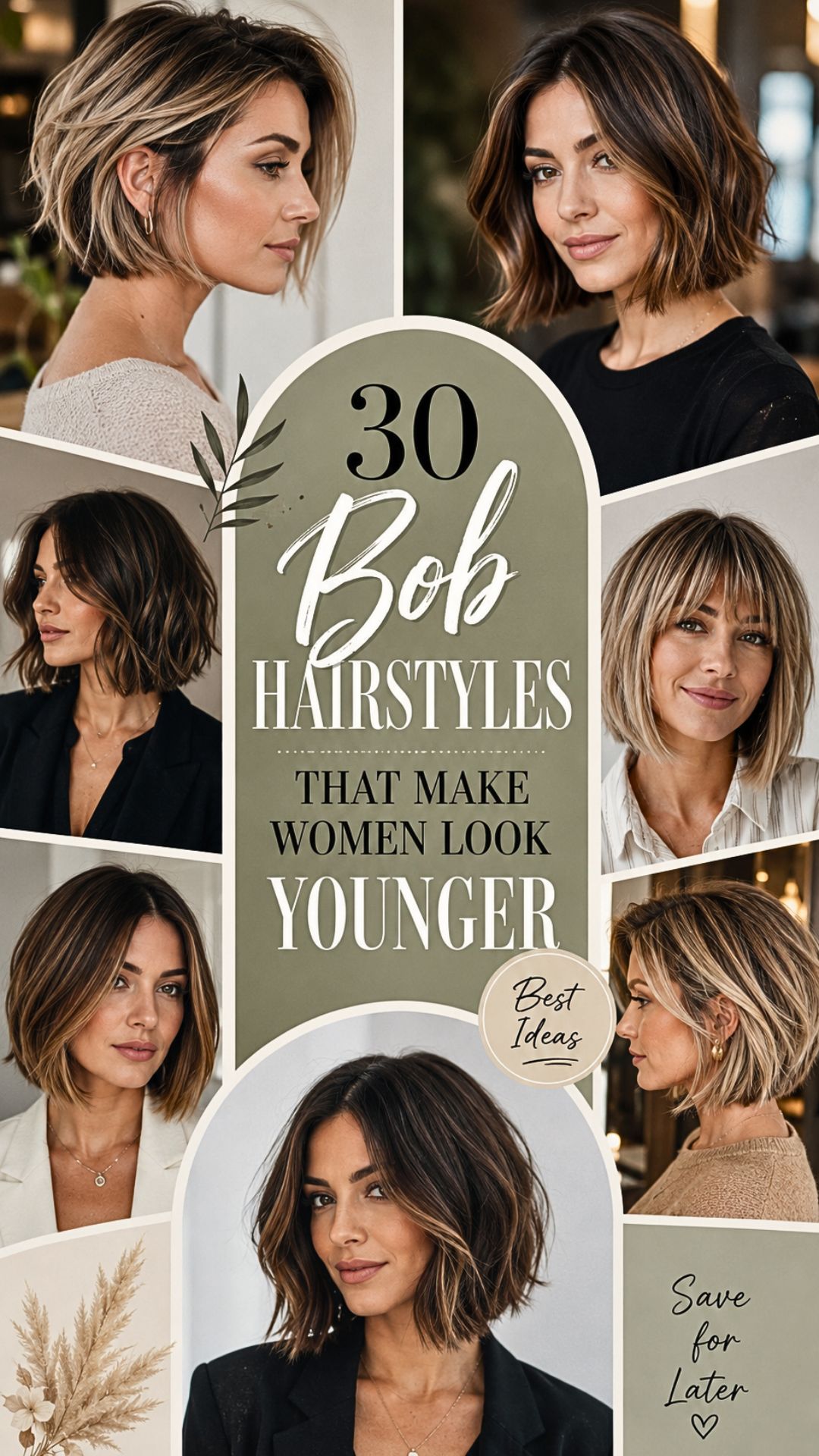 30 Bob Hairstyles That Make Women Look Younger