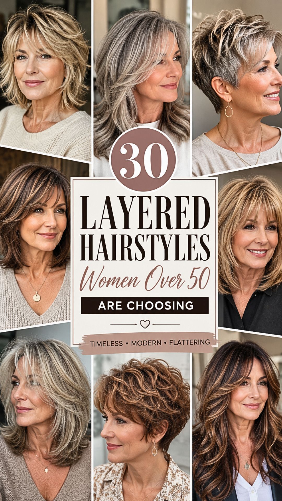 30 Layered Hairstyles Women Over 50 Are Choosing