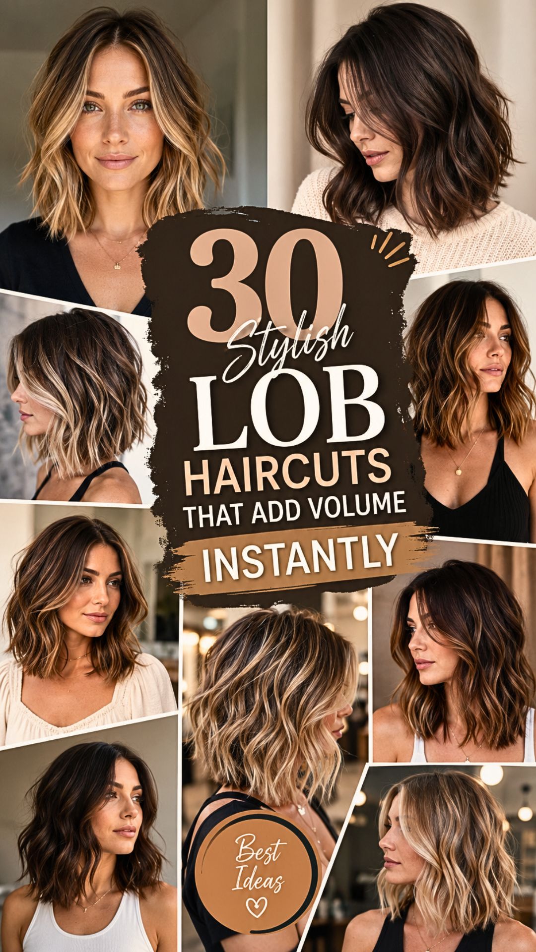 30 Stylish Lob Haircuts That Add Volume Instantly