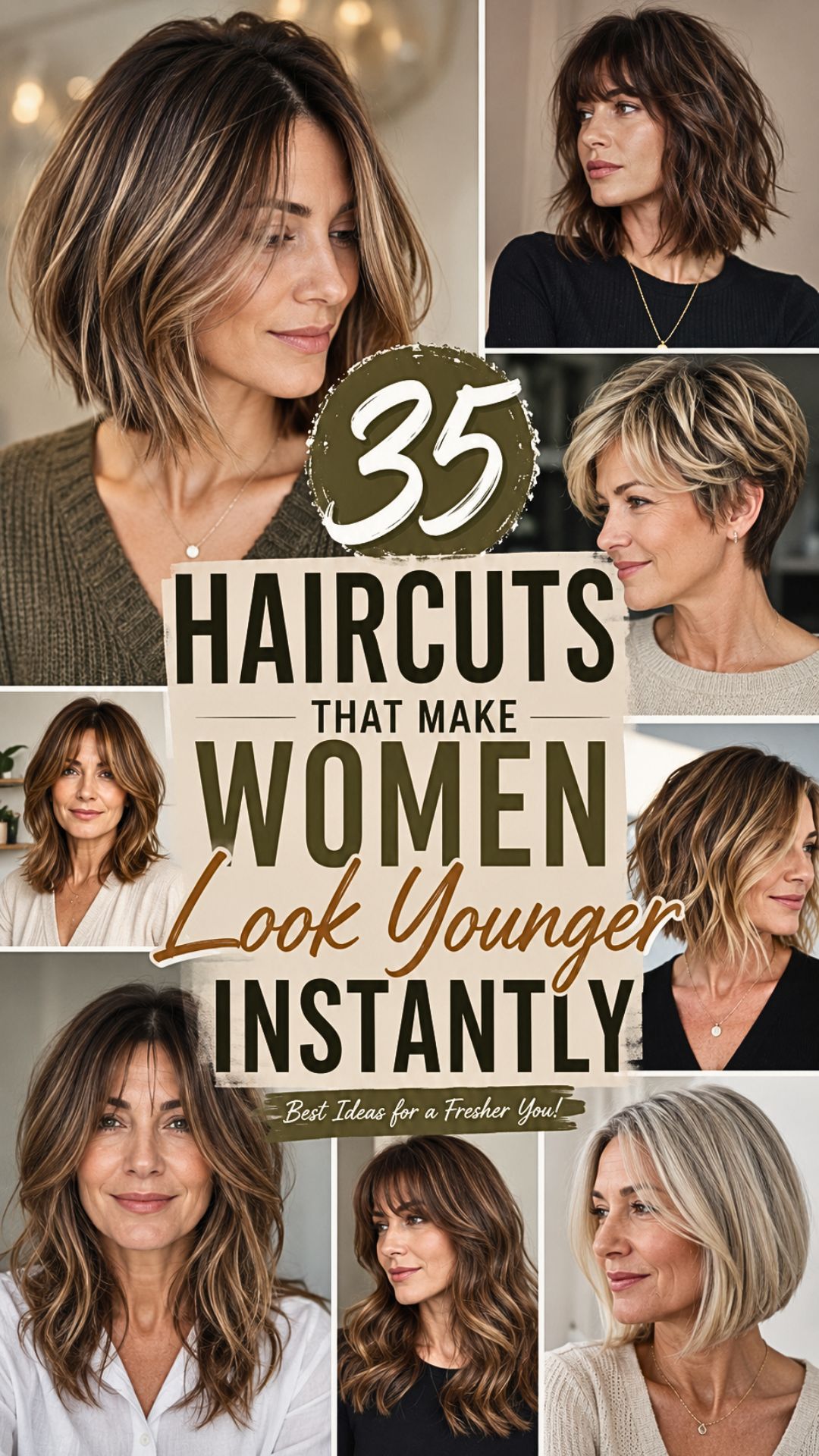 35 Haircuts That Make Women Look Younger Instantly