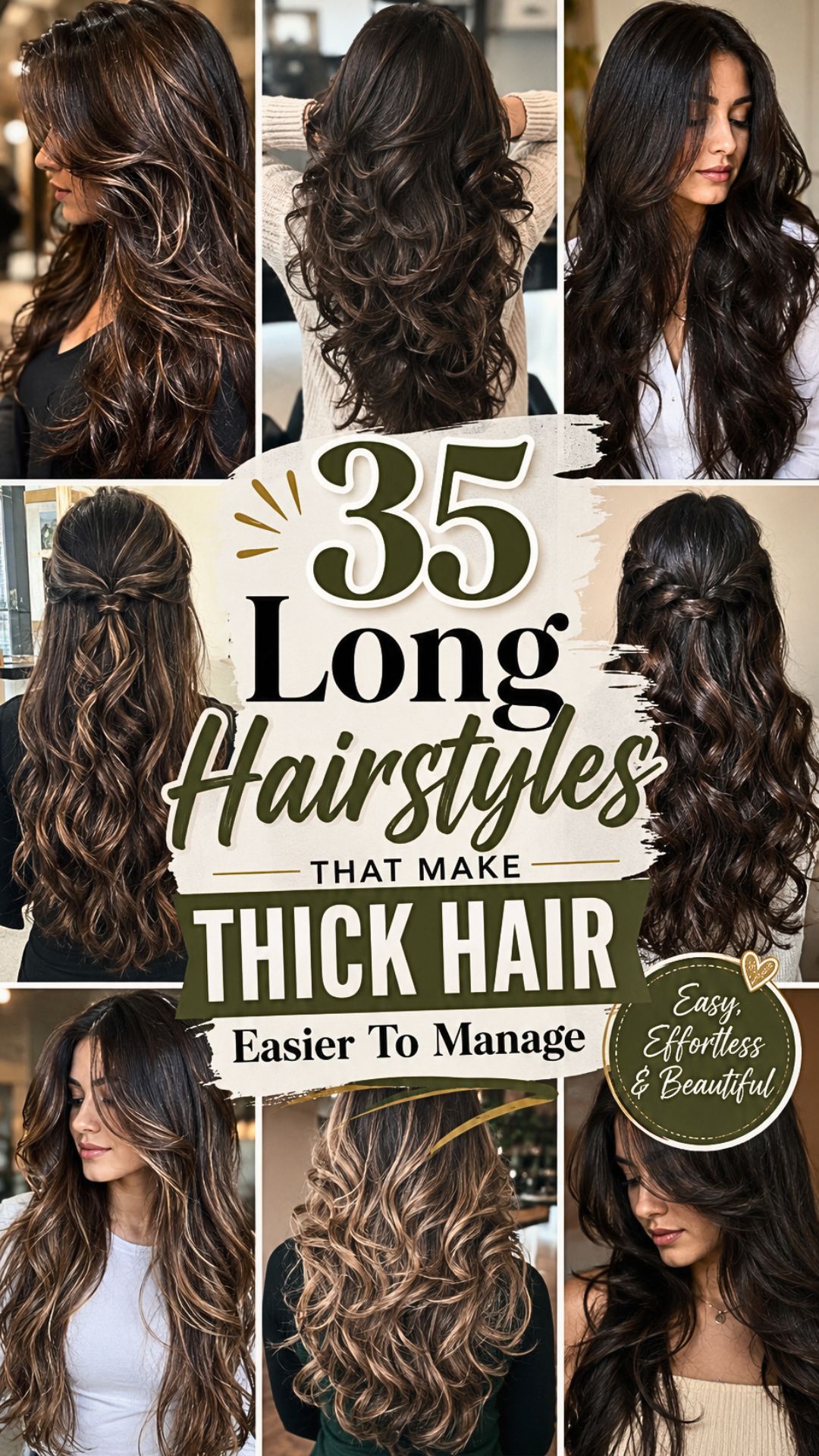 35 Long Hairstyles That Make Thick Hair Easier To Manage
