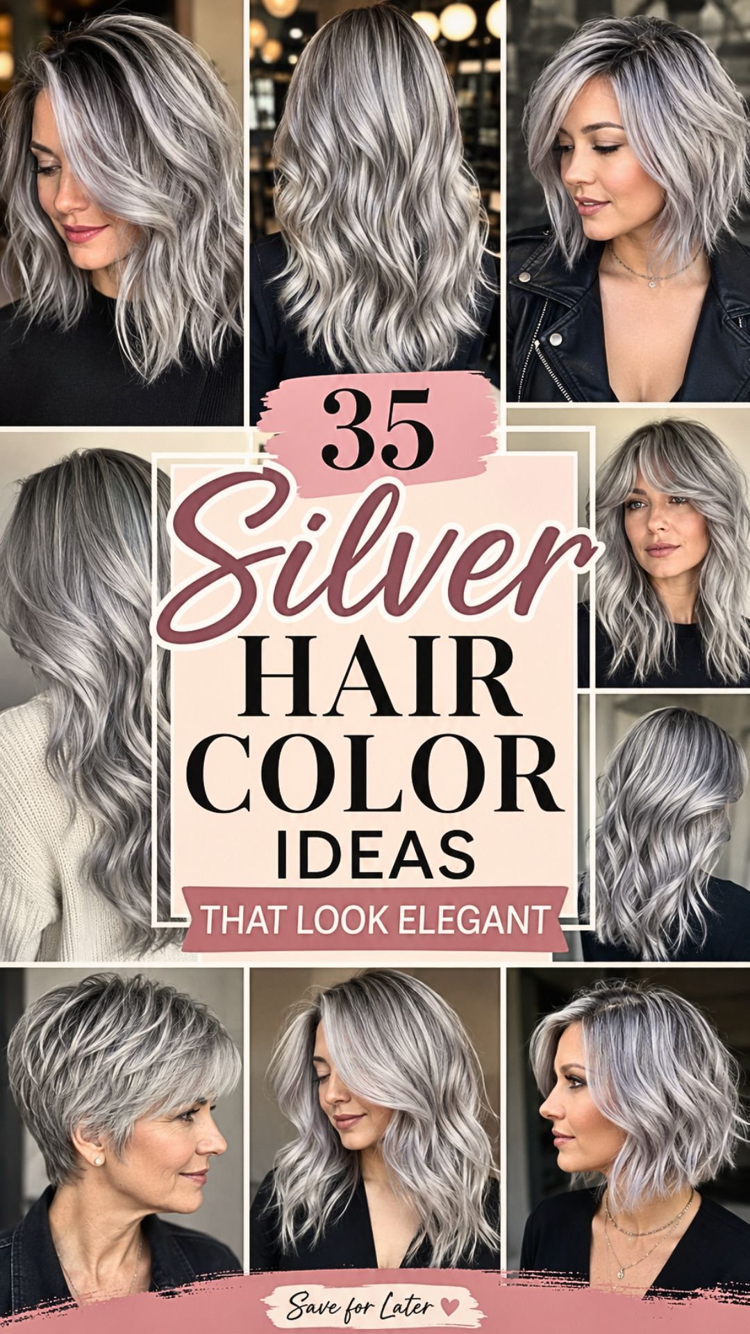 35 Silver Hair Color Ideas That Look Elegant