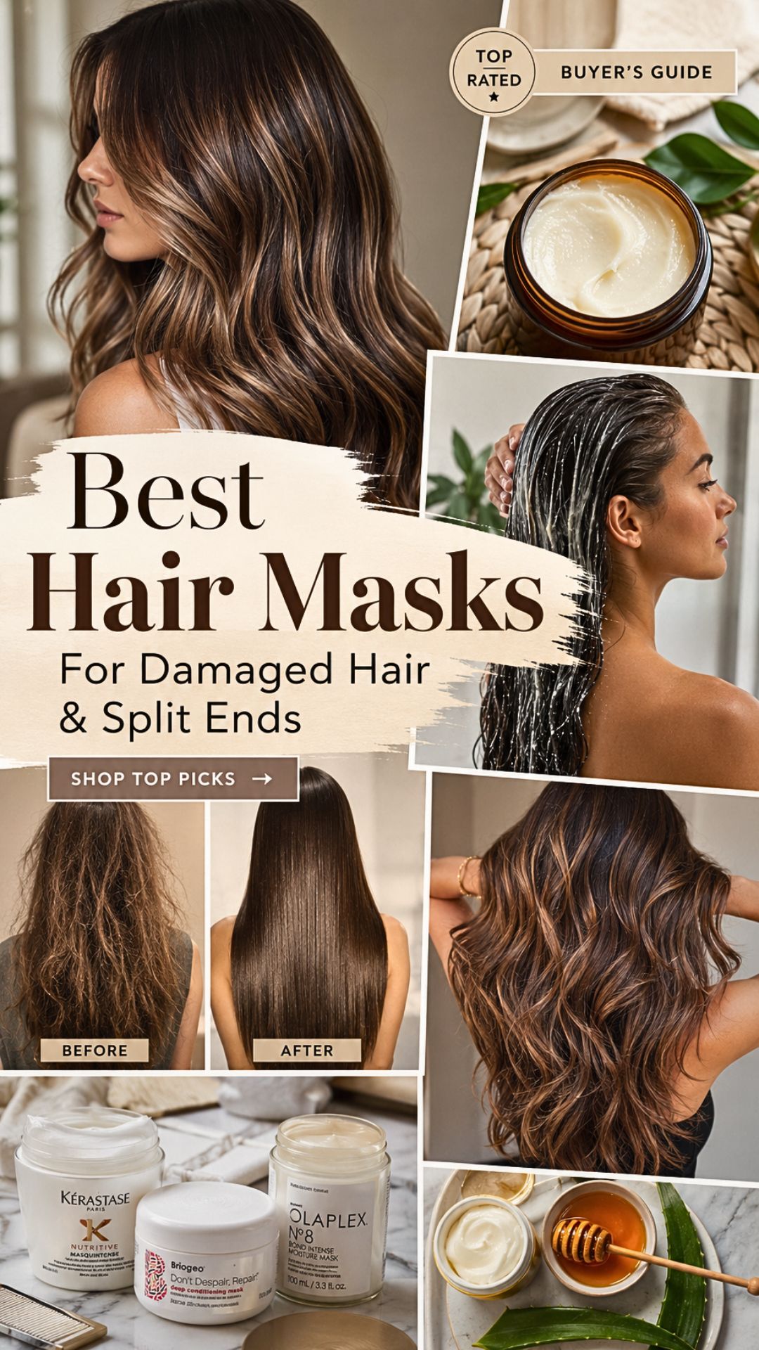 Best Hair Masks For Damaged Hair And Split Ends