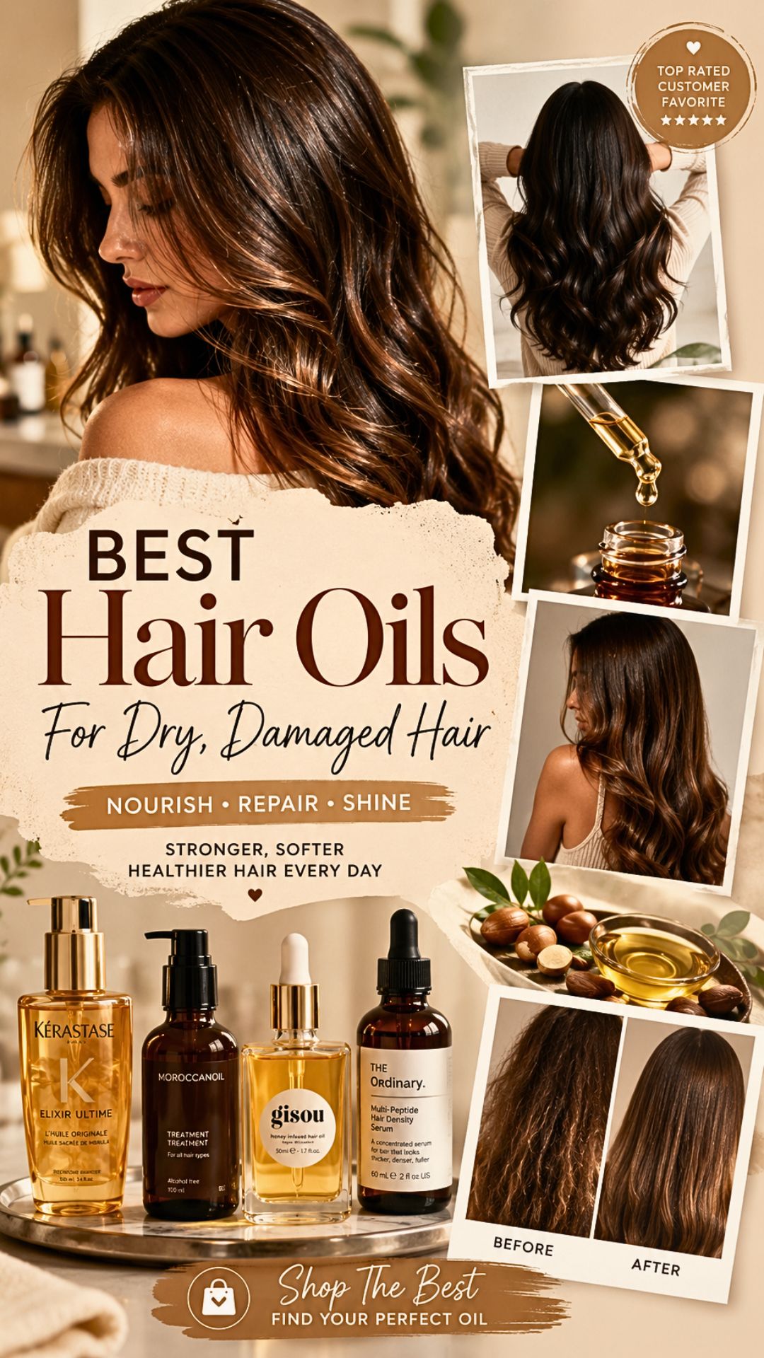 Best Hair Oils For Dry Damaged Hair