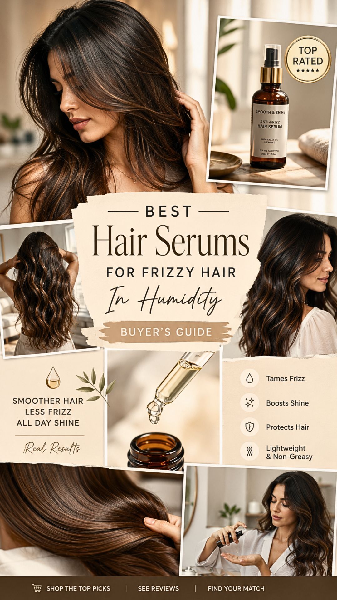 Best Hair Serums For Frizzy Hair In Humidity