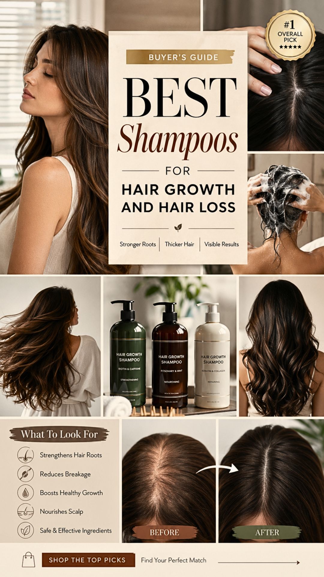 Best Shampoos For Hair Growth And Hair Loss