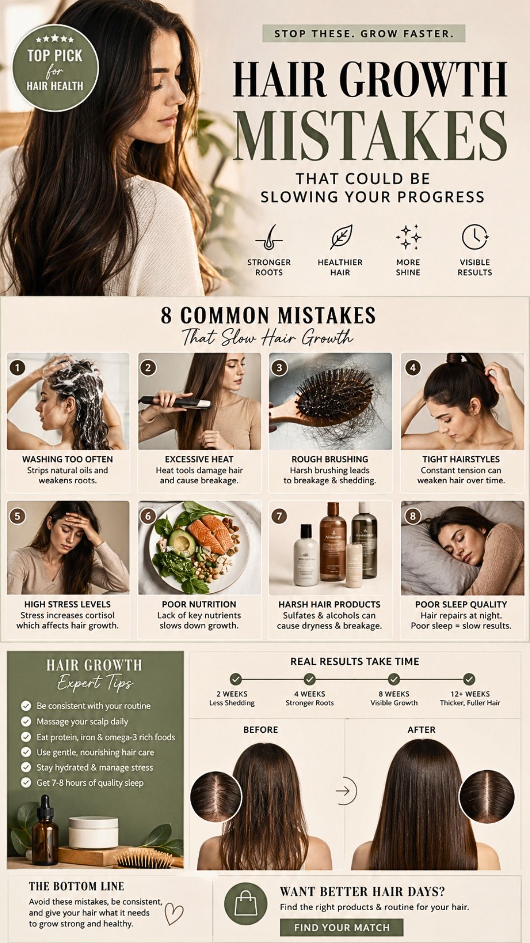 Hair Growth Mistakes That Could Be Slowing Your Progress