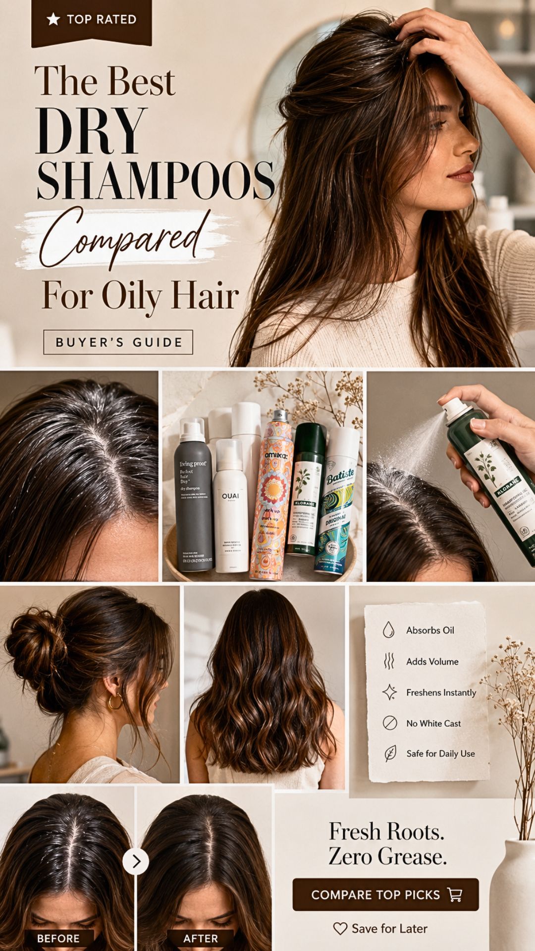 The Best Dry Shampoos Compared For Oily Hair
