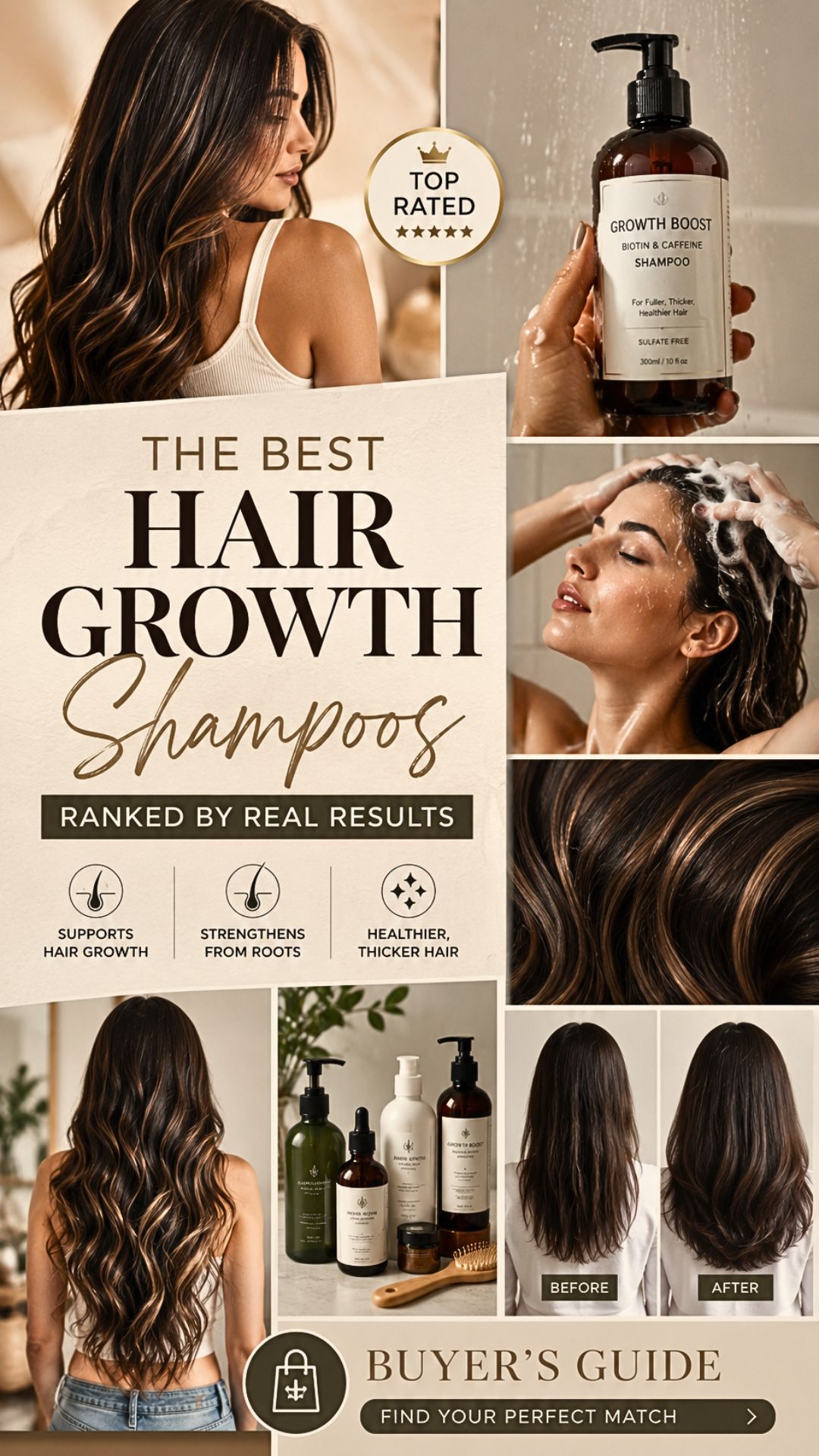 The Best Hair Growth Shampoos Ranked By Real Results