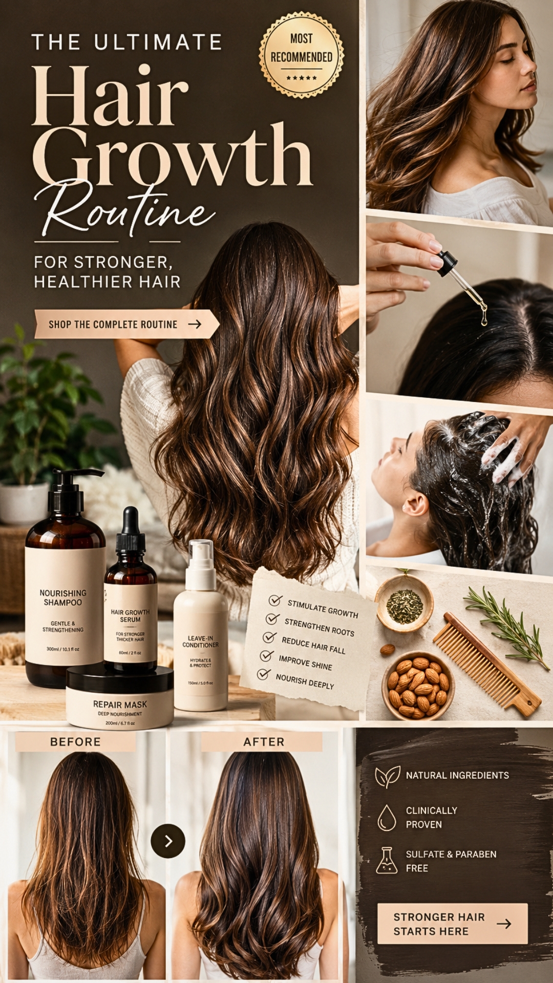 The Ultimate Hair Growth Routine For Stronger Healthier Hair