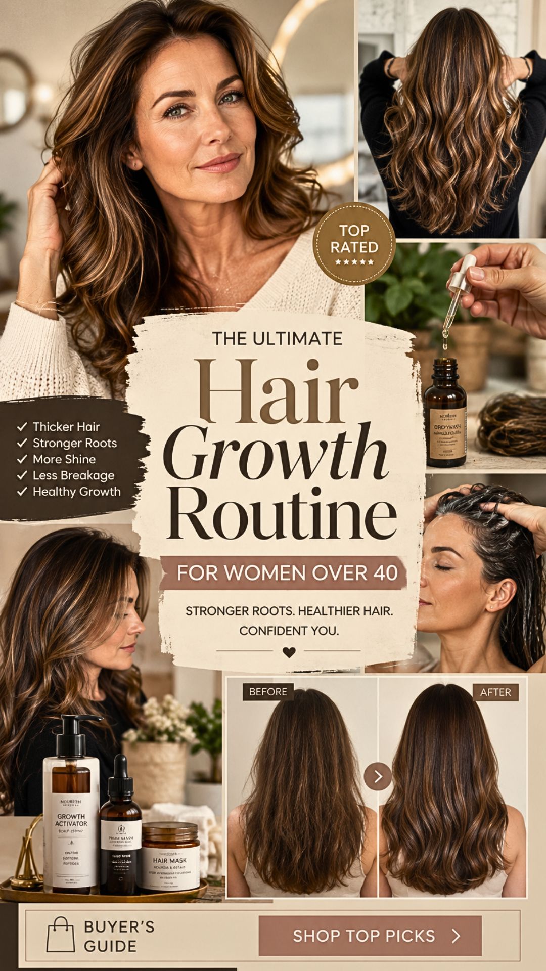 The Ultimate Hair Growth Routine For Women Over 40